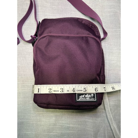Eddie Bauer Purple Crossbody Casual Travel Adventure Bag - Picture 3 of 8